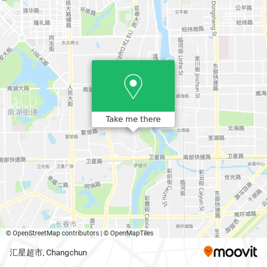 汇星超市 map