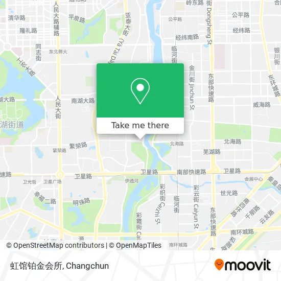 虹馆铂金会所 map