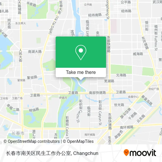 长春市南关区民生工作办公室 map
