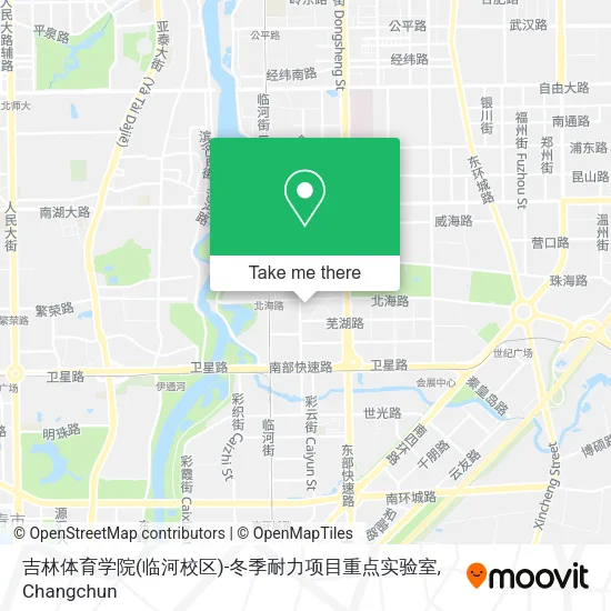 吉林体育学院(临河校区)-冬季耐力项目重点实验室 map
