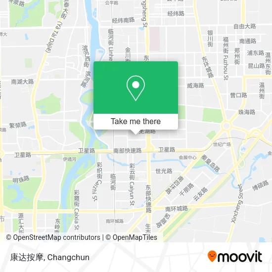 康达按摩 map