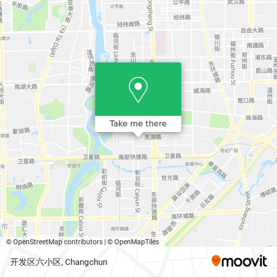开发区六小区 map