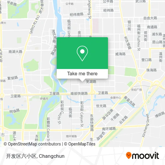 开发区六小区 map