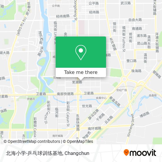 北海小学-乒乓球训练基地 map