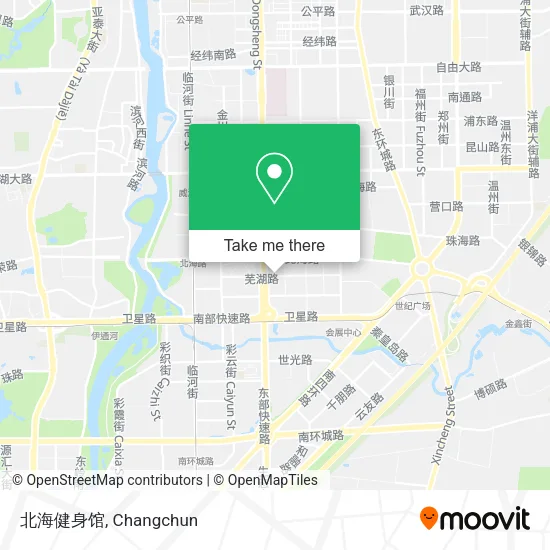 北海健身馆 map