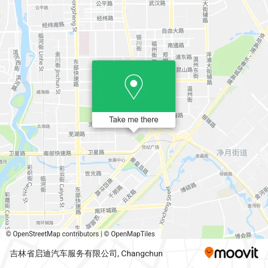 吉林省启迪汽车服务有限公司 map