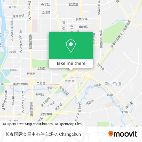 长春国际会展中心停车场-7 map