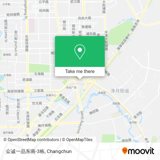众诚一品东南-3栋 map