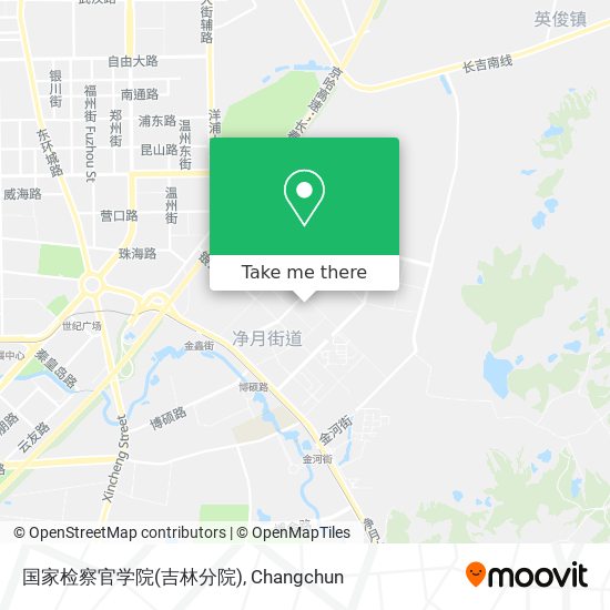 国家检察官学院(吉林分院) map