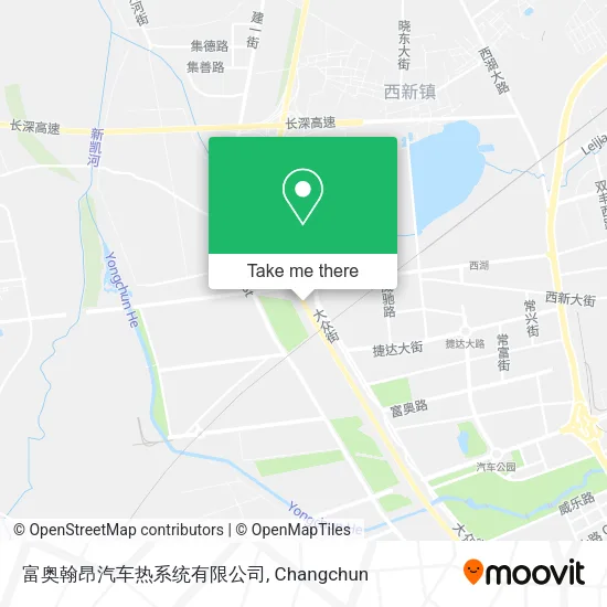 富奥翰昂汽车热系统有限公司 map