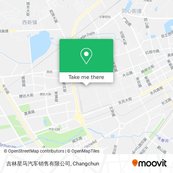 吉林星马汽车销售有限公司 map