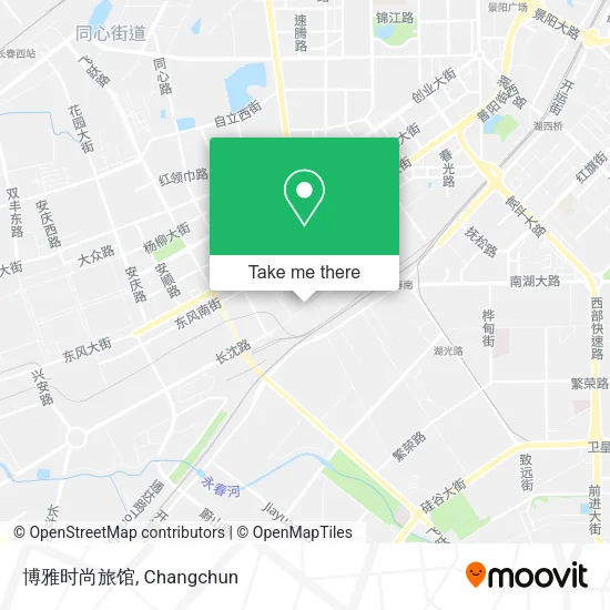 博雅时尚旅馆 map