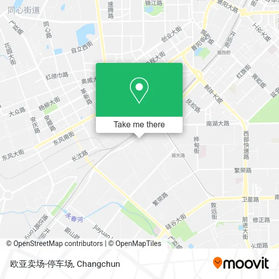 欧亚卖场-停车场 map