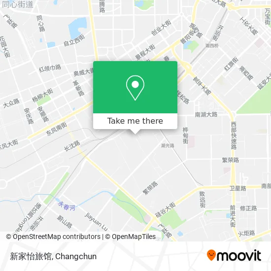 新家怡旅馆 map