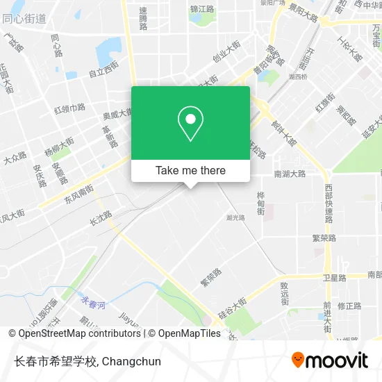 长春市希望学校 map
