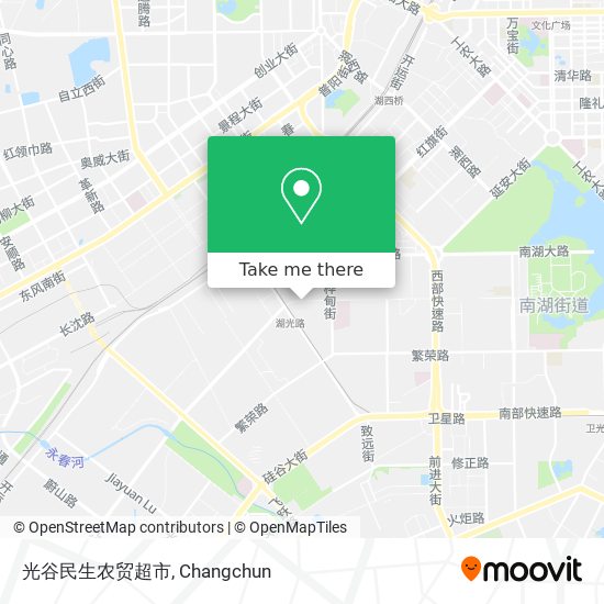 光谷民生农贸超市 map