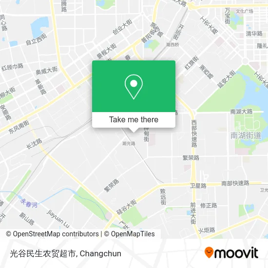 光谷民生农贸超市 map