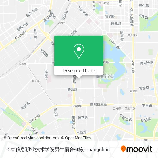 长春信息职业技术学院男生宿舍-4栋 map