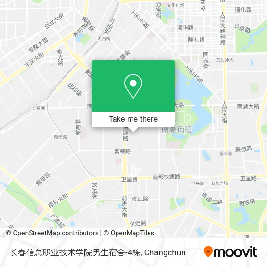 长春信息职业技术学院男生宿舍-4栋 map