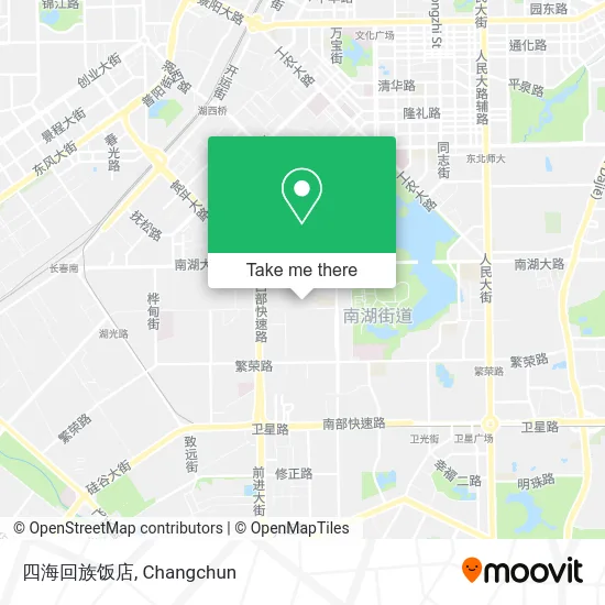 四海回族饭店 map