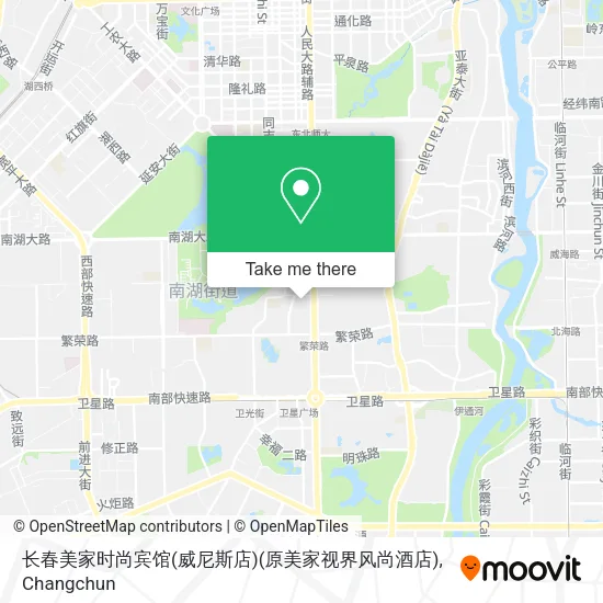 长春美家时尚宾馆(威尼斯店)(原美家视界风尚酒店) map