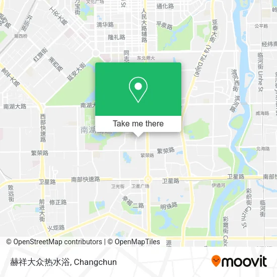 赫祥大众热水浴 map