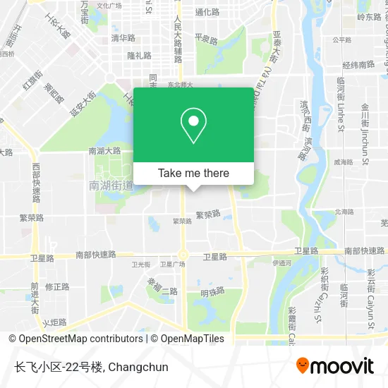 长飞小区-22号楼 map