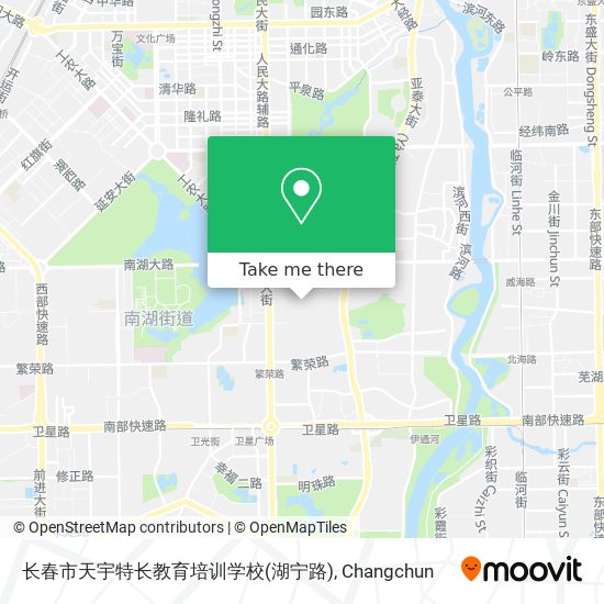 长春市天宇特长教育培训学校(湖宁路) map