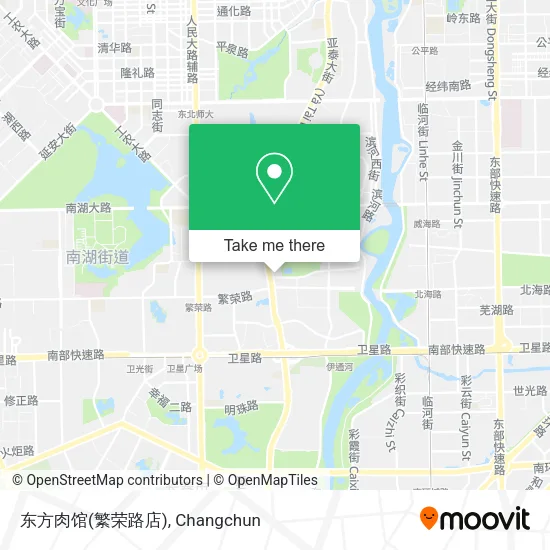 东方肉馆(繁荣路店) map
