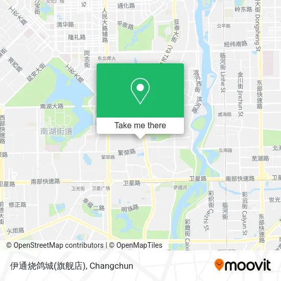 伊通烧鸽城(旗舰店) map