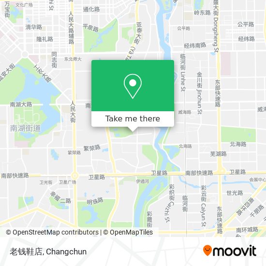 老钱鞋店 map