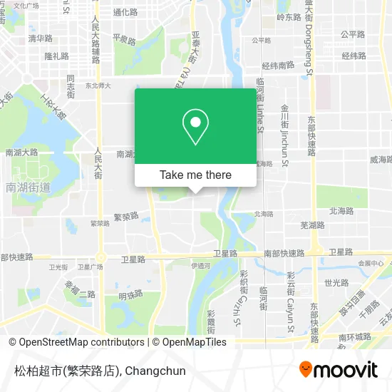 松柏超市(繁荣路店) map