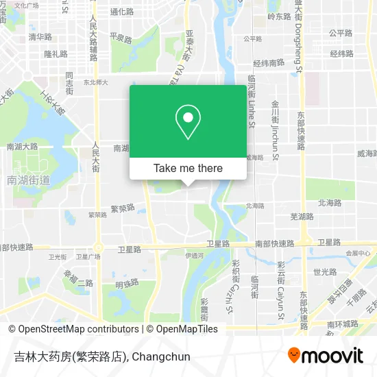 吉林大药房(繁荣路店) map