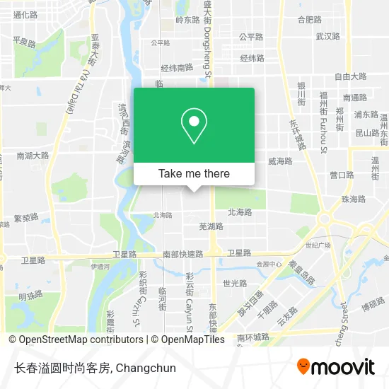 长春溢圆时尚客房 map