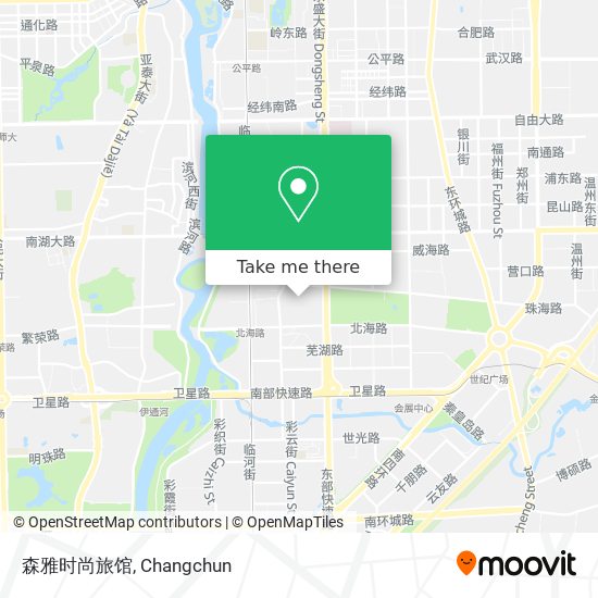 森雅时尚旅馆 map