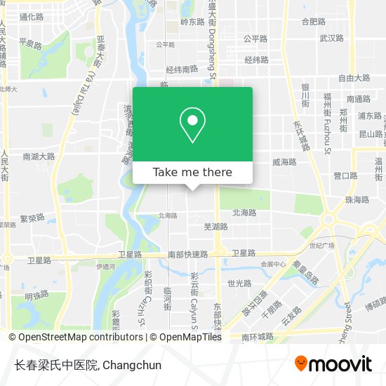 长春梁氏中医院 map