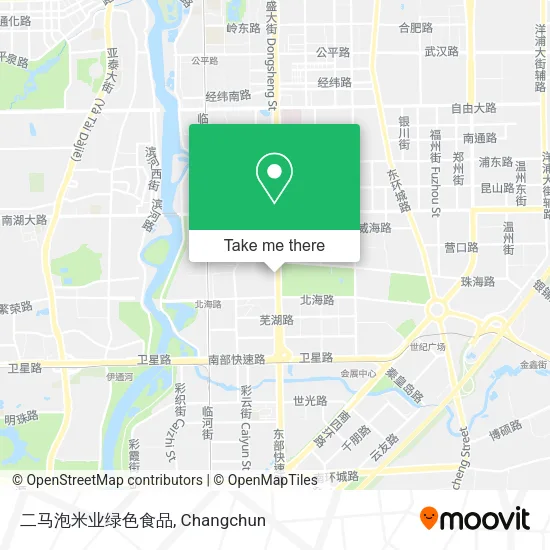 二马泡米业绿色食品 map