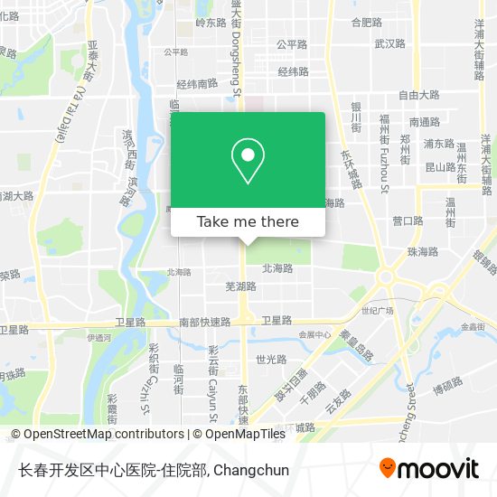 长春开发区中心医院-住院部 map