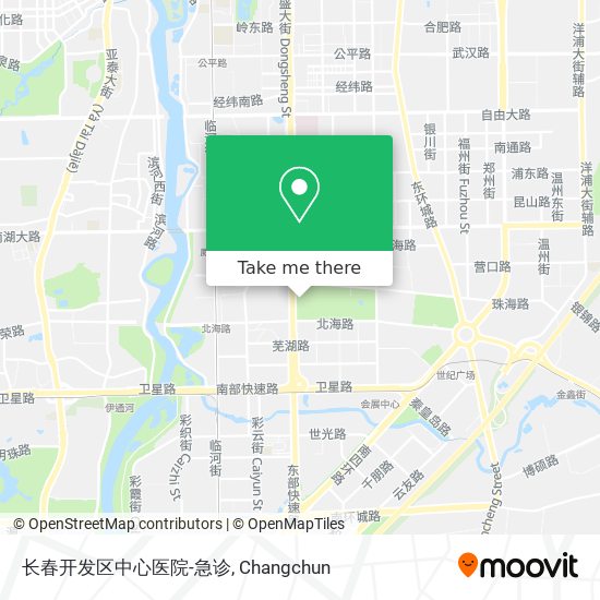长春开发区中心医院-急诊 map