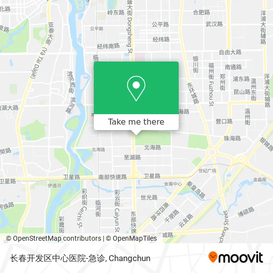 长春开发区中心医院-急诊 map