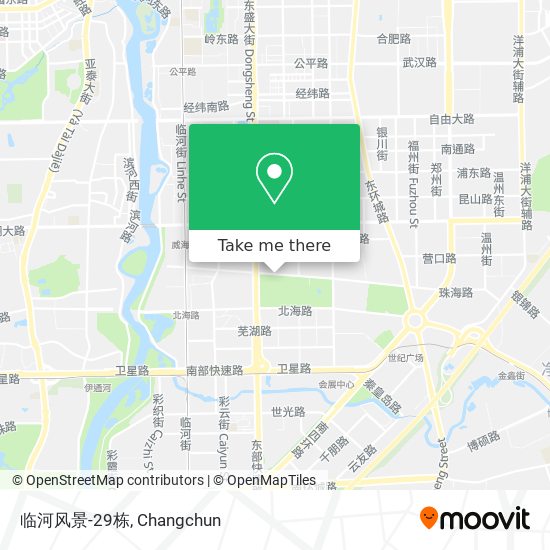 临河风景-29栋 map