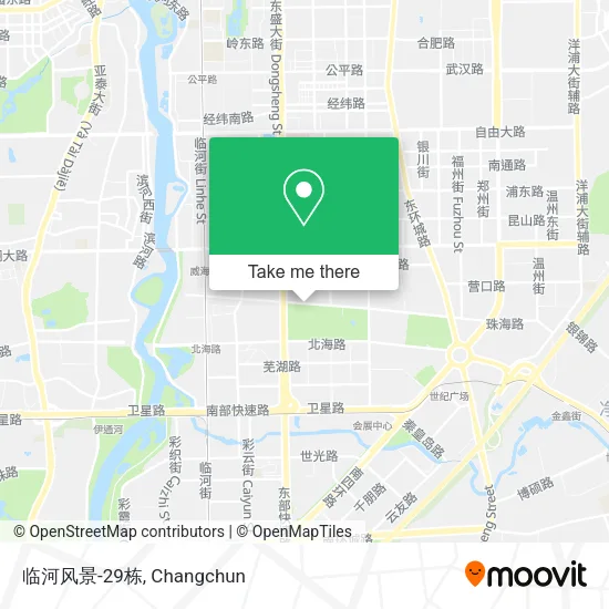 临河风景-29栋 map