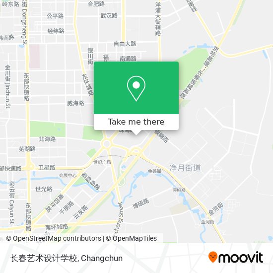 长春艺术设计学校 map