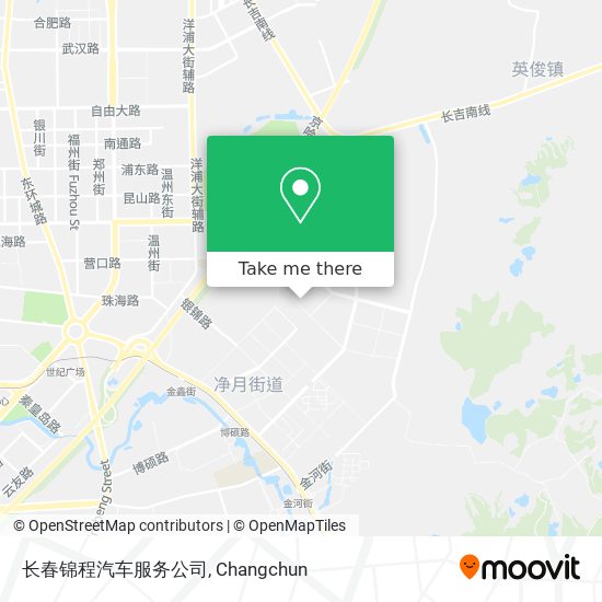 长春锦程汽车服务公司 map
