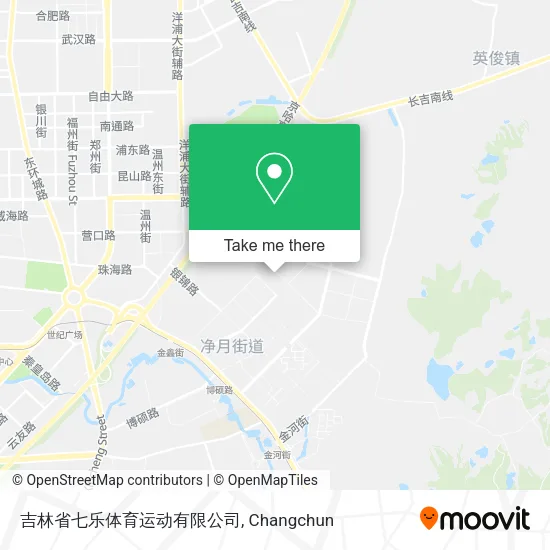 吉林省七乐体育运动有限公司 map