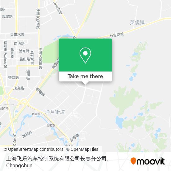 上海飞乐汽车控制系统有限公司长春分公司 map
