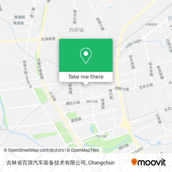 吉林省百浪汽车装备技术有限公司 map