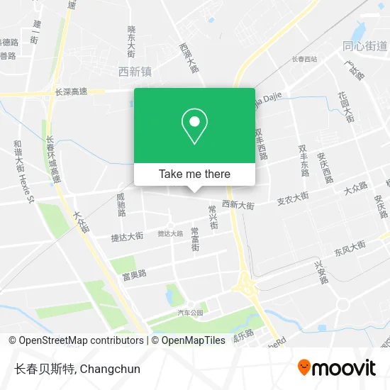 长春贝斯特 map