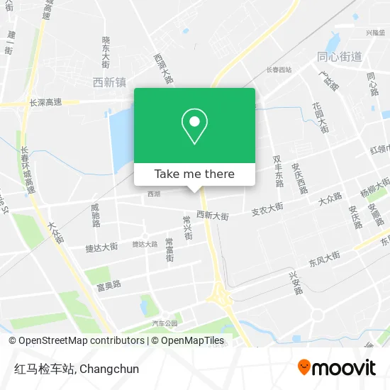 红马检车站 map