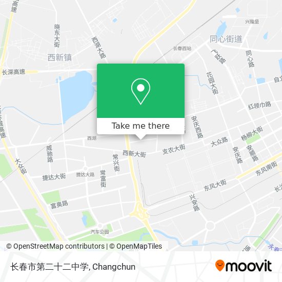 长春市第二十二中学 map